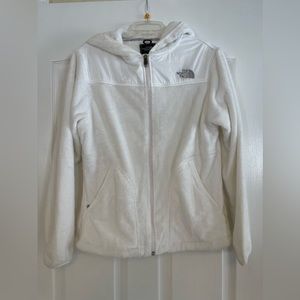 Women’s NORTH FACE Jacket/ Hoodie full zip fuzzy fleece